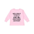 thumbnail image 1 of Inktastic Futre Chess Player Like Daddy Boys or Girls Long Sleeve Toddler T-Shirt, 1 of 5