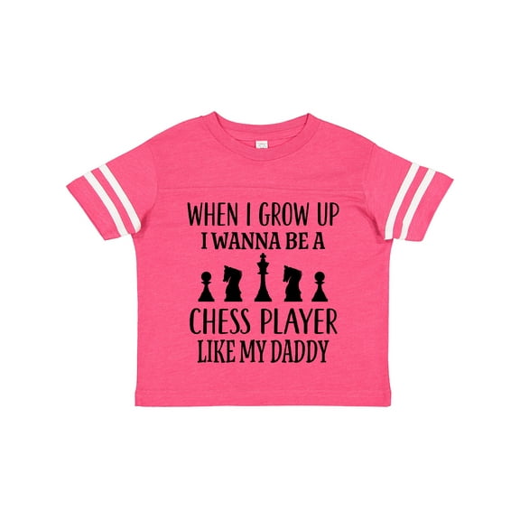 Inktastic Futre Chess Player Like Daddy Boys or Girls Toddler T-Shirt