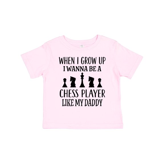 Inktastic Futre Chess Player Like Daddy Boys or Girls Toddler T-Shirt