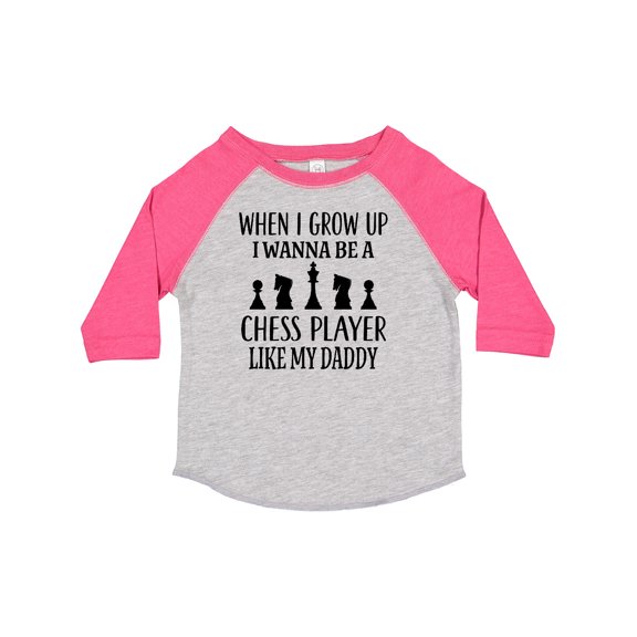 Inktastic Futre Chess Player Like Daddy Boys or Girls Toddler T-Shirt