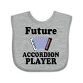 thumbnail image 1 of Inktastic Future Accordion Player Childs Boys or Girls Baby Bib, 1 of 4