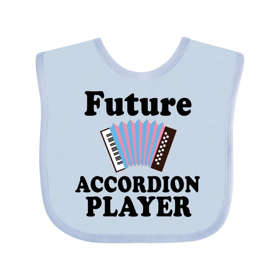 Inktastic Future Accordion Player Childs Boys or Girls Baby Bib