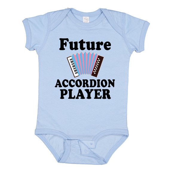 Inktastic Future Accordion Player Childs Boys or Girls Baby Bodysuit