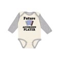 thumbnail image 1 of Inktastic Future Accordion Player Childs Boys or Girls Long Sleeve Baby Bodysuit, 1 of 5