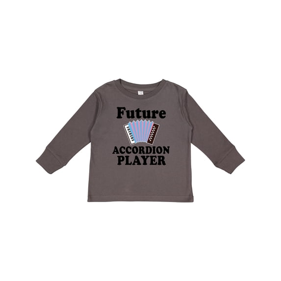 Inktastic Future Accordion Player Childs Boys or Girls Long Sleeve Toddler T-Shirt