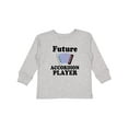 thumbnail image 1 of Inktastic Future Accordion Player Childs Boys or Girls Long Sleeve Toddler T-Shirt, 1 of 5