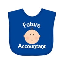 Inktastic Future Accountant Occupation Boys or Girls Baby Bib