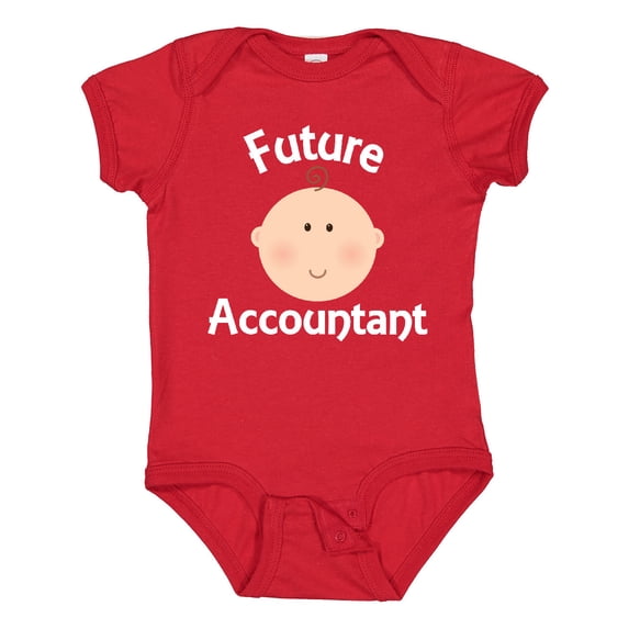 Inktastic Future Accountant Occupation Boys or Girls Baby Bodysuit