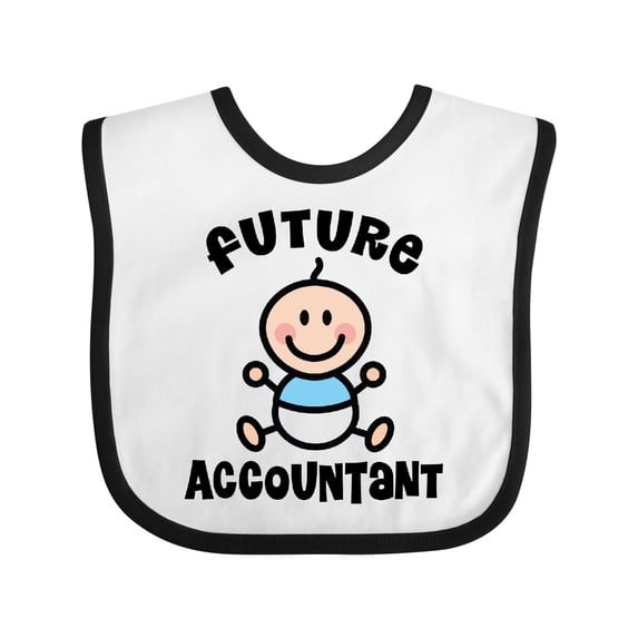 Inktastic Future Accountant in Training Baby Boys Baby Bib