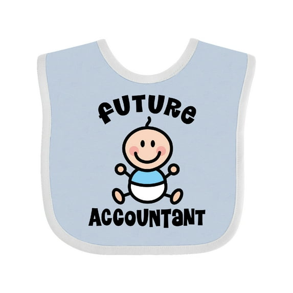 Inktastic Future Accountant in Training Baby Boys Baby Bib