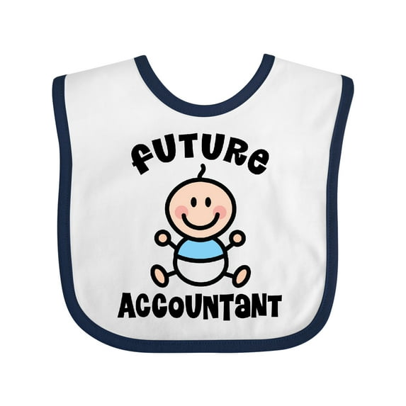 Inktastic Future Accountant in Training Baby Boys Baby Bib