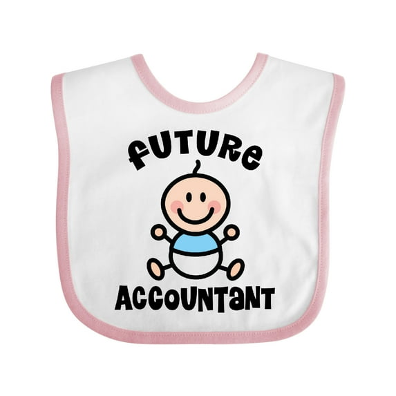 Inktastic Future Accountant in Training Baby Boys Baby Bib