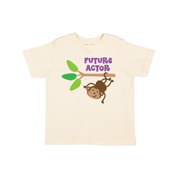 Inktastic Future Actor Childs Acting Theater Monkey Boys or Girls Toddler T-Shirt