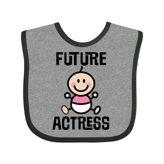 Inktastic Future Actress Girls Acting Theater Girls Baby Bib