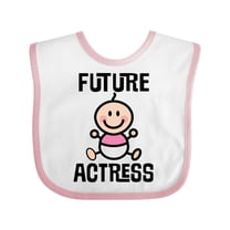 Inktastic Future Actress Girls Acting Theater Girls Baby Bib