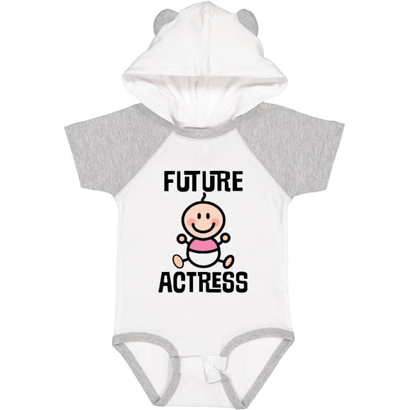Inktastic Future Actress Girls Acting Theater Girls Baby Bodysuit