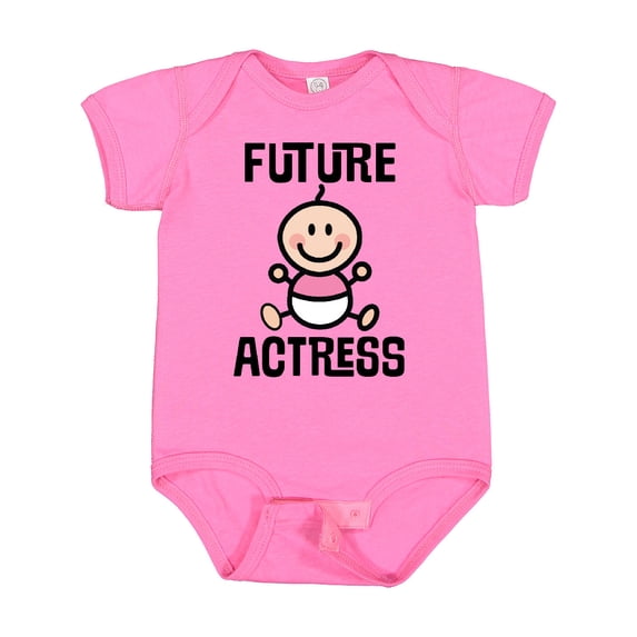 Inktastic Future Actress Girls Acting Theater Girls Baby Bodysuit