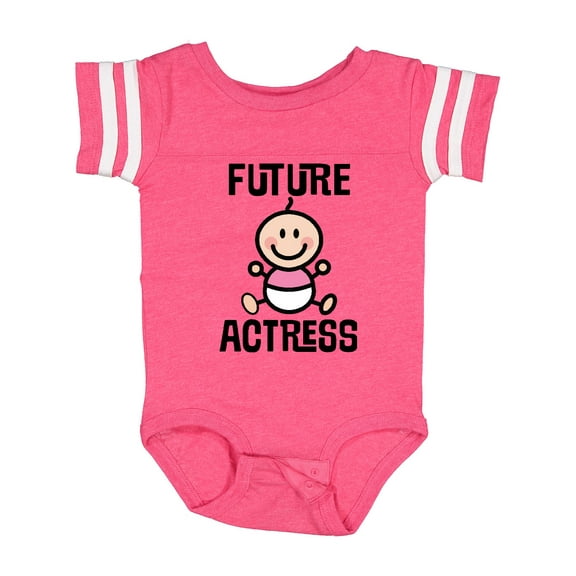 Inktastic Future Actress Girls Acting Theater Girls Baby Bodysuit