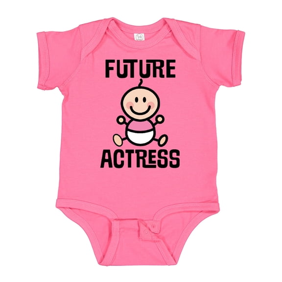 Inktastic Future Actress Girls Acting Theater Girls Baby Bodysuit