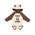 thumbnail image 1 of Inktastic Future Actress Girls Acting Theater Girls Long Sleeve Baby Bodysuit, 1 of 5