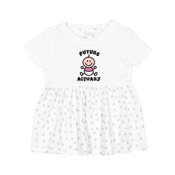 Inktastic Future Actuary Baby Girl Girls Baby Dress