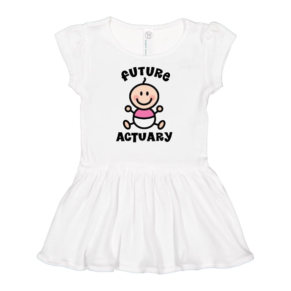 Inktastic Future Actuary Baby Girl Girls Baby Dress