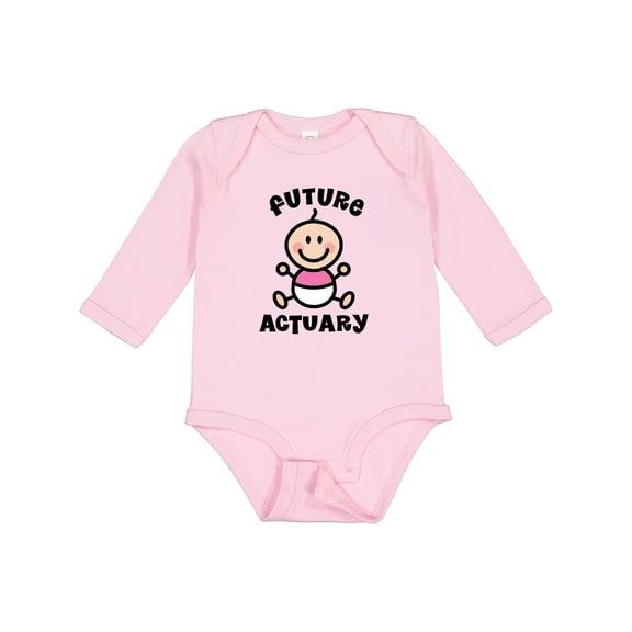 Inktastic Future Actuary Baby Girl Girls Long Sleeve Baby Bodysuit