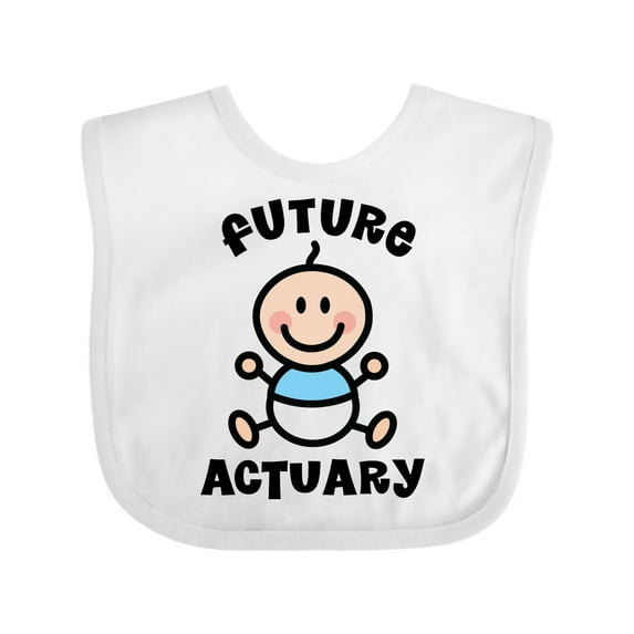 Inktastic Future Actuary Boys Baby Bib