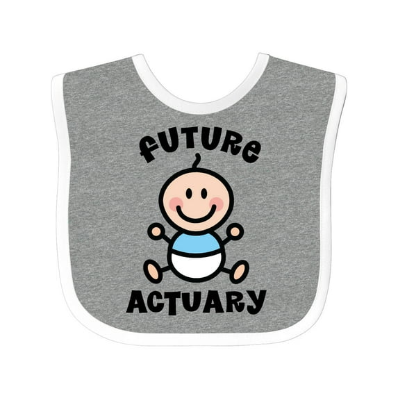 Inktastic Future Actuary Boys Baby Bib