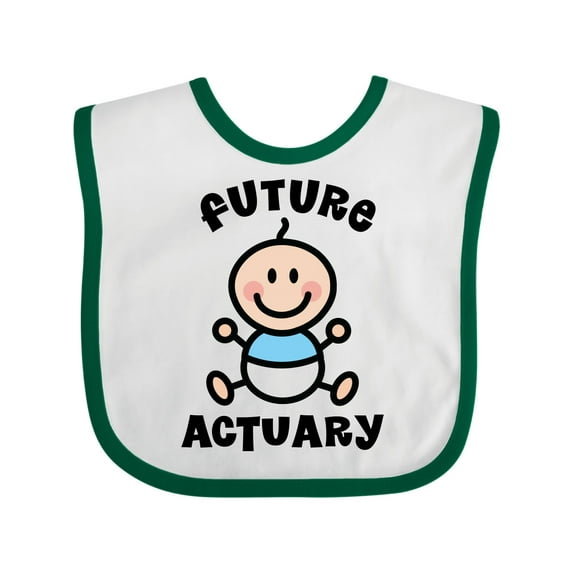 Inktastic Future Actuary Boys Baby Bib