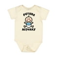 thumbnail image 1 of Inktastic Future Actuary Boys Baby Bodysuit, 1 of 5