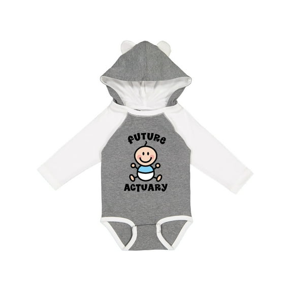 Inktastic Future Actuary Boys Long Sleeve Baby Bodysuit