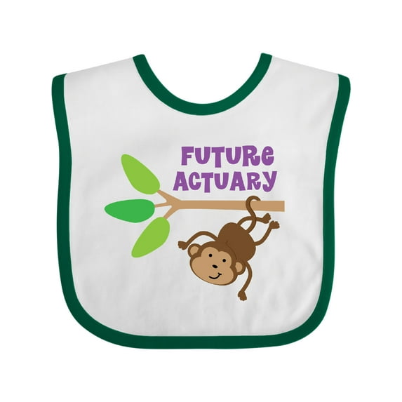 Inktastic Future Actuary Boys or Girls Baby Bib