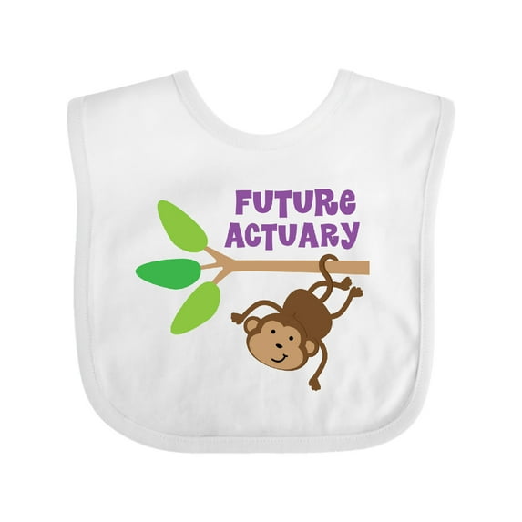 Inktastic Future Actuary Boys or Girls Baby Bib