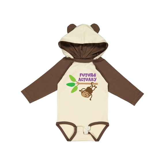Inktastic Future Actuary Boys or Girls Long Sleeve Baby Bodysuit