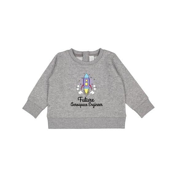 Inktastic Future Aerospace Engineer Rocket Baby Sweatshirt