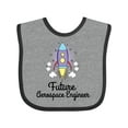 thumbnail image 1 of Inktastic Future Aerospace Engineer Rocket Girls Baby Bib, 1 of 4