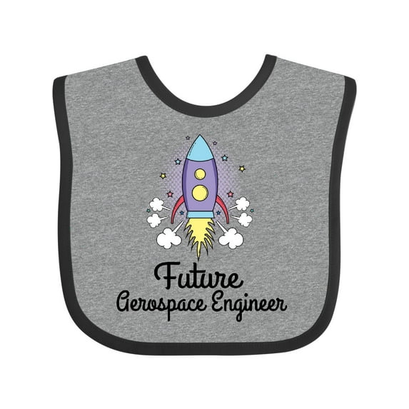 Inktastic Future Aerospace Engineer Rocket Girls Baby Bib