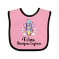 thumbnail image 1 of Inktastic Future Aerospace Engineer Rocket Girls Baby Bib, 1 of 4