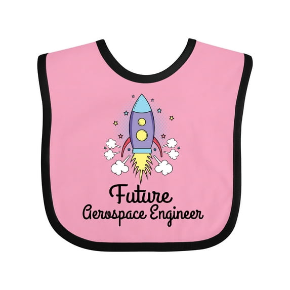 Inktastic Future Aerospace Engineer Rocket Girls Baby Bib