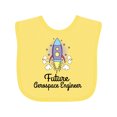 thumbnail image 1 of Inktastic Future Aerospace Engineer Rocket Girls Baby Bib, 1 of 4
