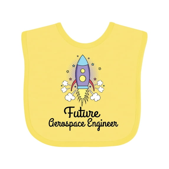 Inktastic Future Aerospace Engineer Rocket Girls Baby Bib