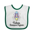 thumbnail image 1 of Inktastic Future Aerospace Engineer Rocket Girls Baby Bib, 1 of 4