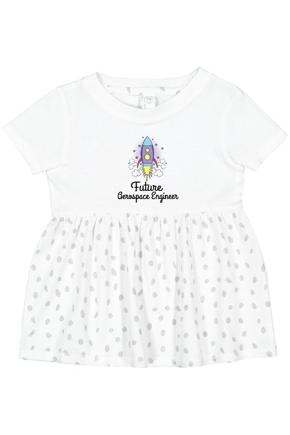 Future Aerospace Engineer Rocket Girls Baby Dress