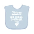 thumbnail image 1 of Inktastic Future Air Traffic Controller Boys or Girls Baby Bib, 1 of 4