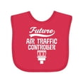 thumbnail image 1 of Inktastic Future Air Traffic Controller Boys or Girls Baby Bib, 1 of 4