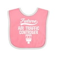 thumbnail image 1 of Inktastic Future Air Traffic Controller Boys or Girls Baby Bib, 1 of 4