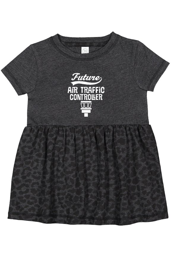Future Air Traffic Controller Girls Baby Dress