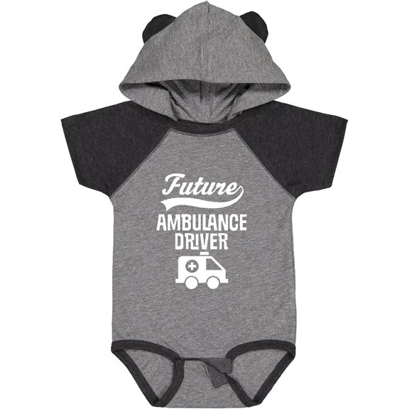 Inktastic Future Ambulance Driver Childs Boys or Girls Baby Bodysuit