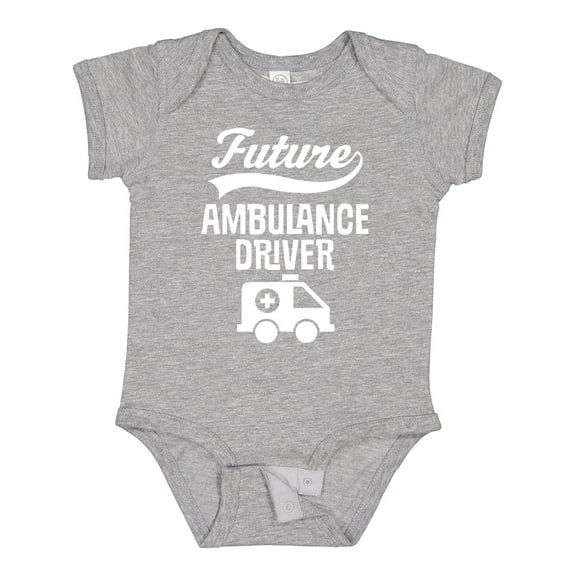 Inktastic Future Ambulance Driver Childs Boys or Girls Baby Bodysuit